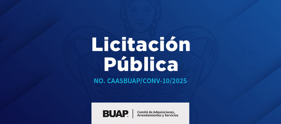 Licitación CAASBUAP-CONV-10-2025